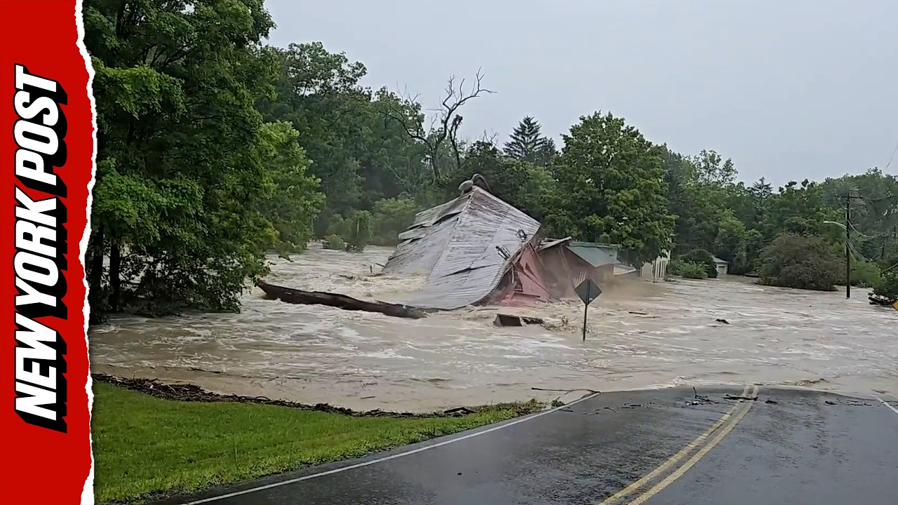 Flash Floods Reduce 300-Year-Old Landmark to Rubble in Dramatic Collapse