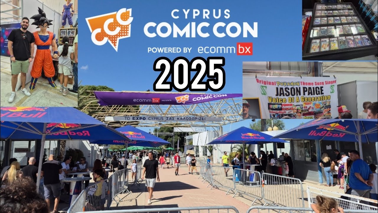 Cyprus Comic con 2025 🌀🎮🕹️ Влог | PantelisCy