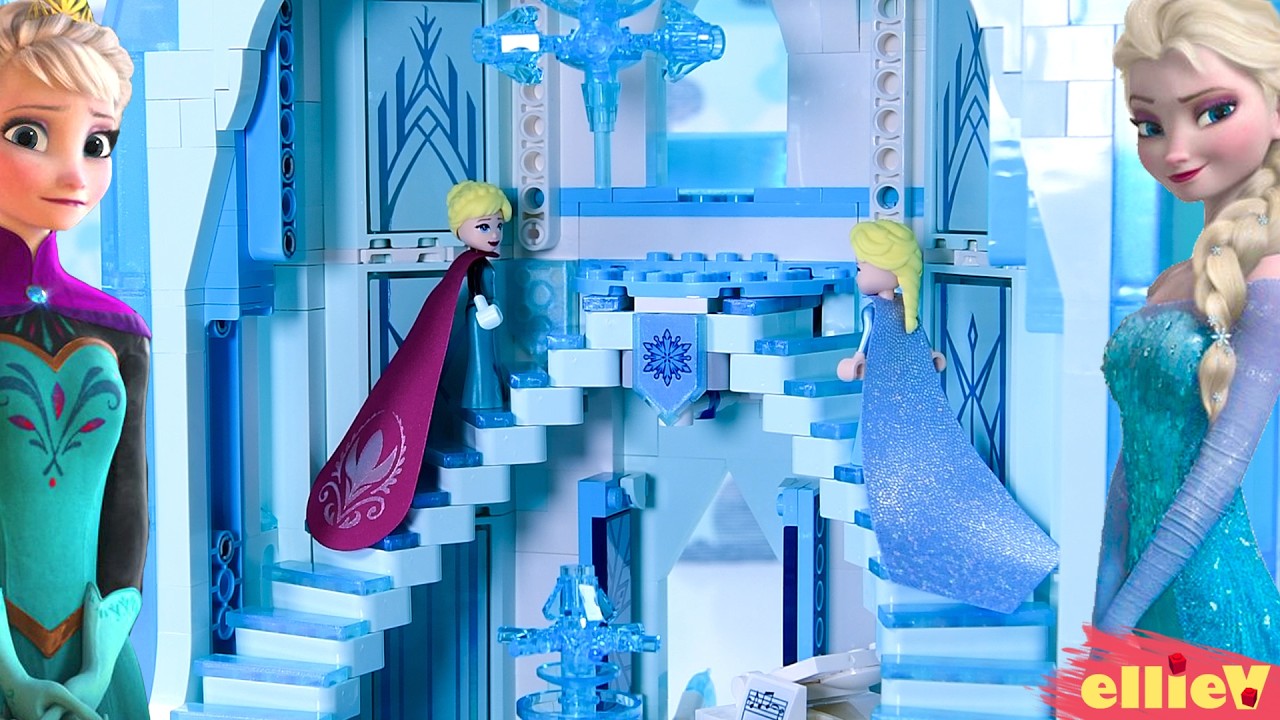 大人向けディズニーファン必見！『アナと雪の女王』氷の城をLEGOで組み立てる動画