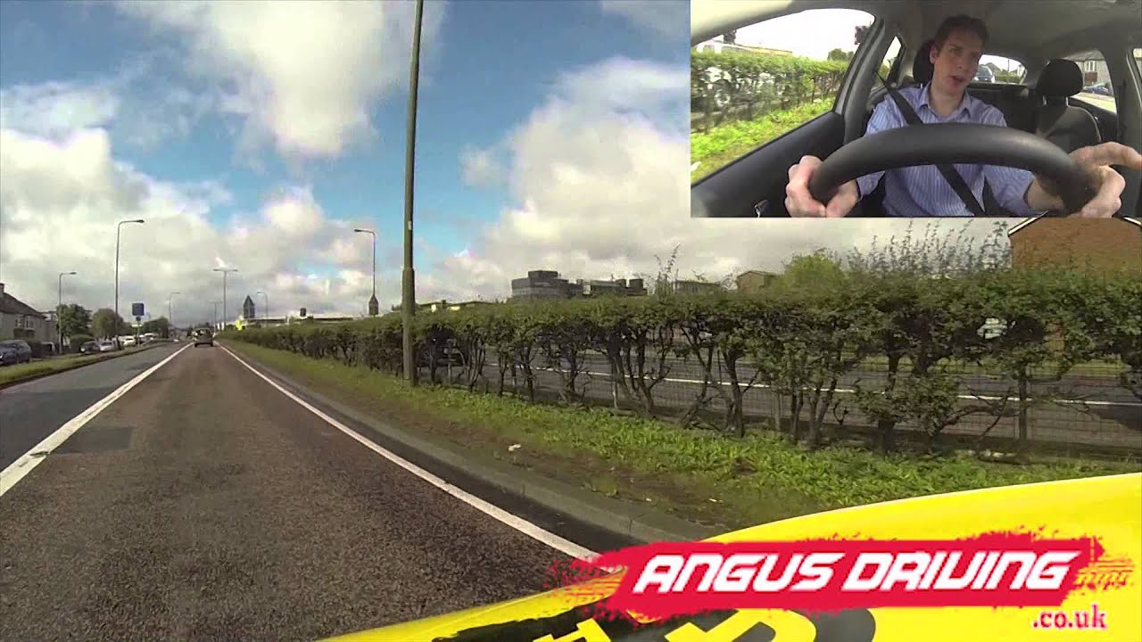 2014 Currie Driving Test Route, Calder Road Video 2,(Edinburgh Driving Lessons, AngusDriving.co.uk)