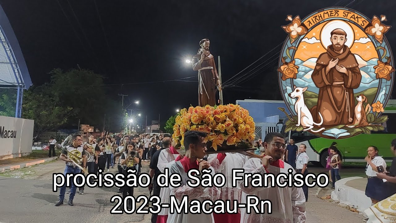 Procissão de São Francisco 2023 Macau RN