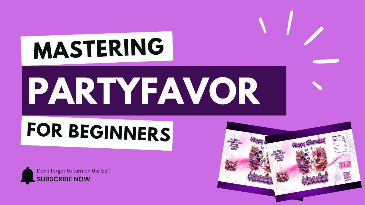 DIY Custom Chip Bags for Birthdays | Easy Party Favor Tutoria