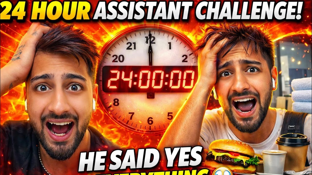 24Hours Assistant Challenge | He Said YES To Everything 😱