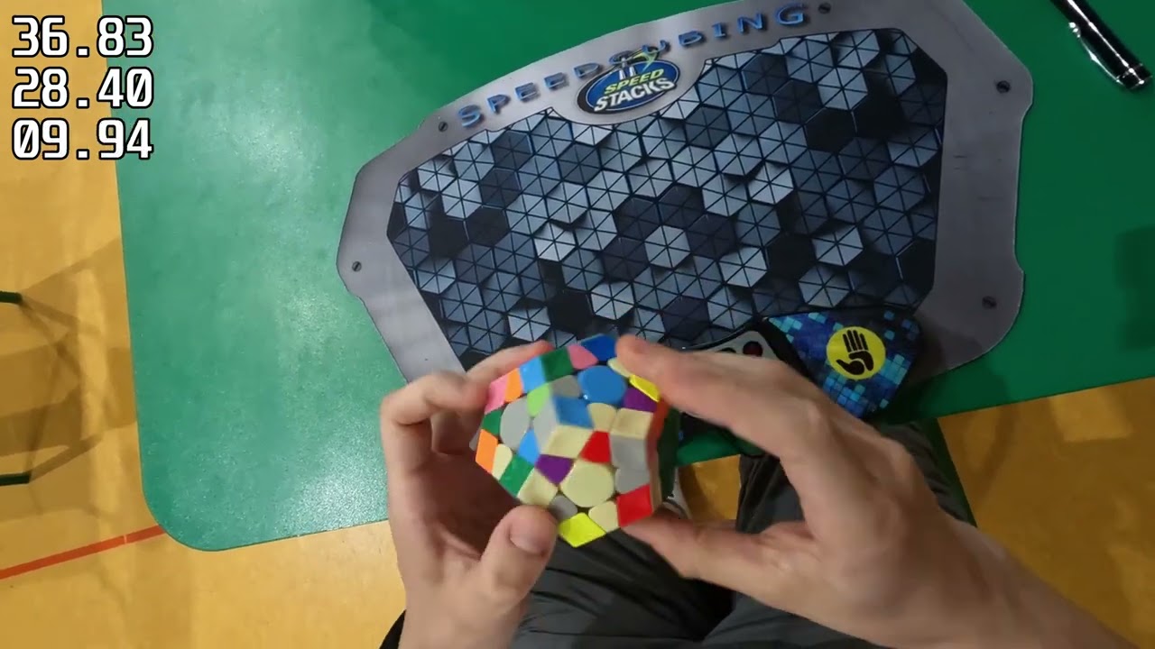 Megaminx 31.68 average incl. 28.40 single