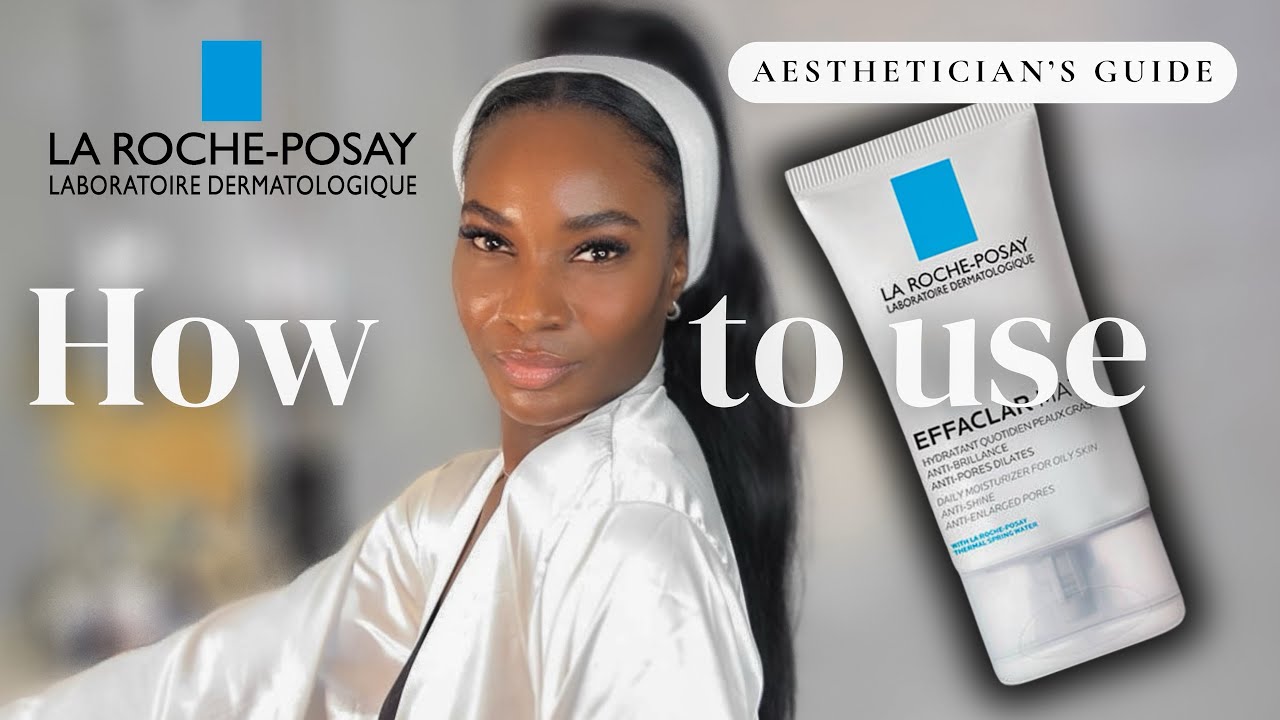 How to use La Roche-Posay Effaclar MAT+ Moisturiser Oily Skin #larocheposay #oilyskin