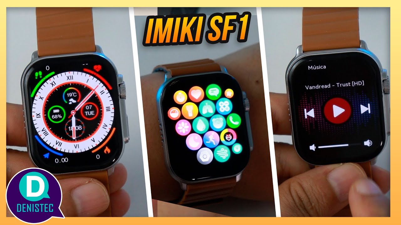 Smartwatch Imiki SF1 con 100 modos de deporte y llamadas ✅