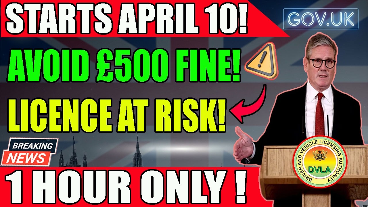 ⚠️ New UK Driving Rules Start April 10 &ndash; Avoid Fines & Penalties!