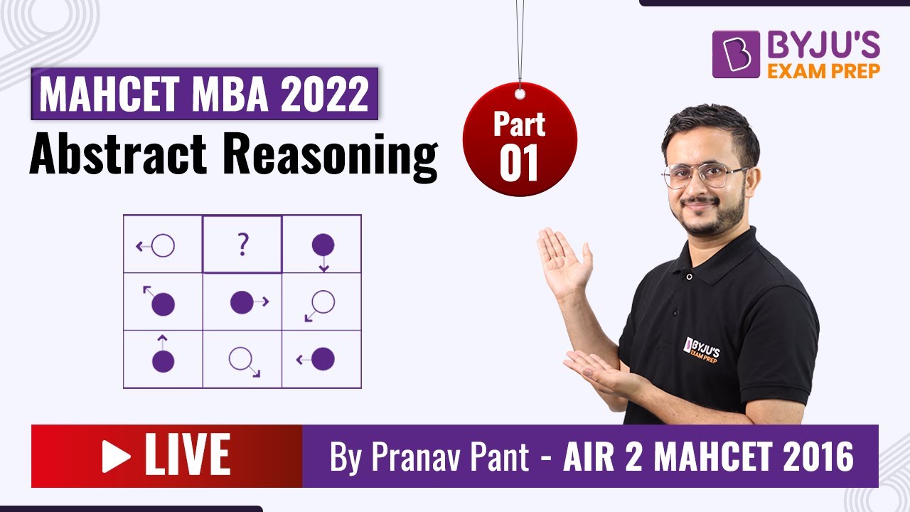 MAH CET MBA 2025 | Abstract Reasoning | Part 1 | BYJU'S MBA CET