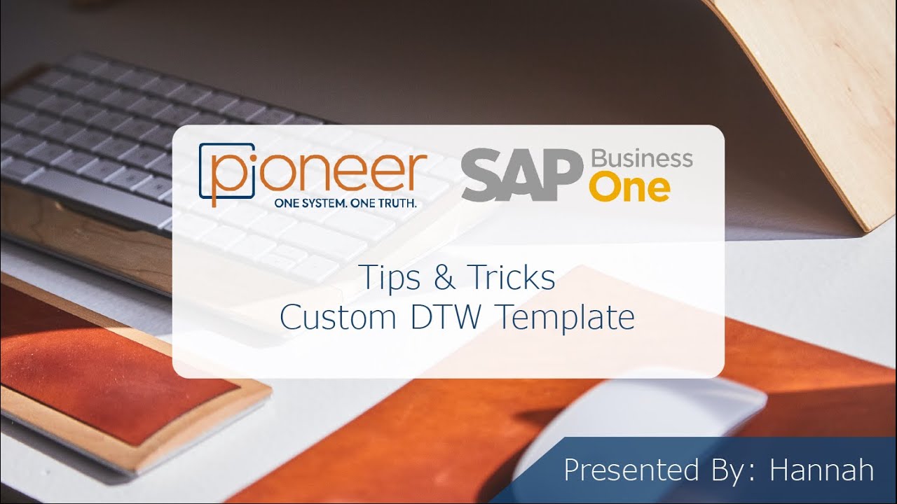 Custom DTW Templates