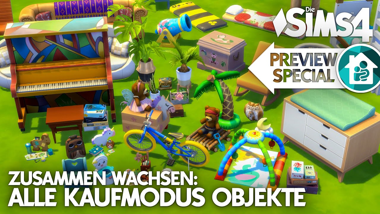 Alle Objekte im KAUFMODUS! Die Sims 4 Zusammen wachsen Erweiterungspack Preview Special