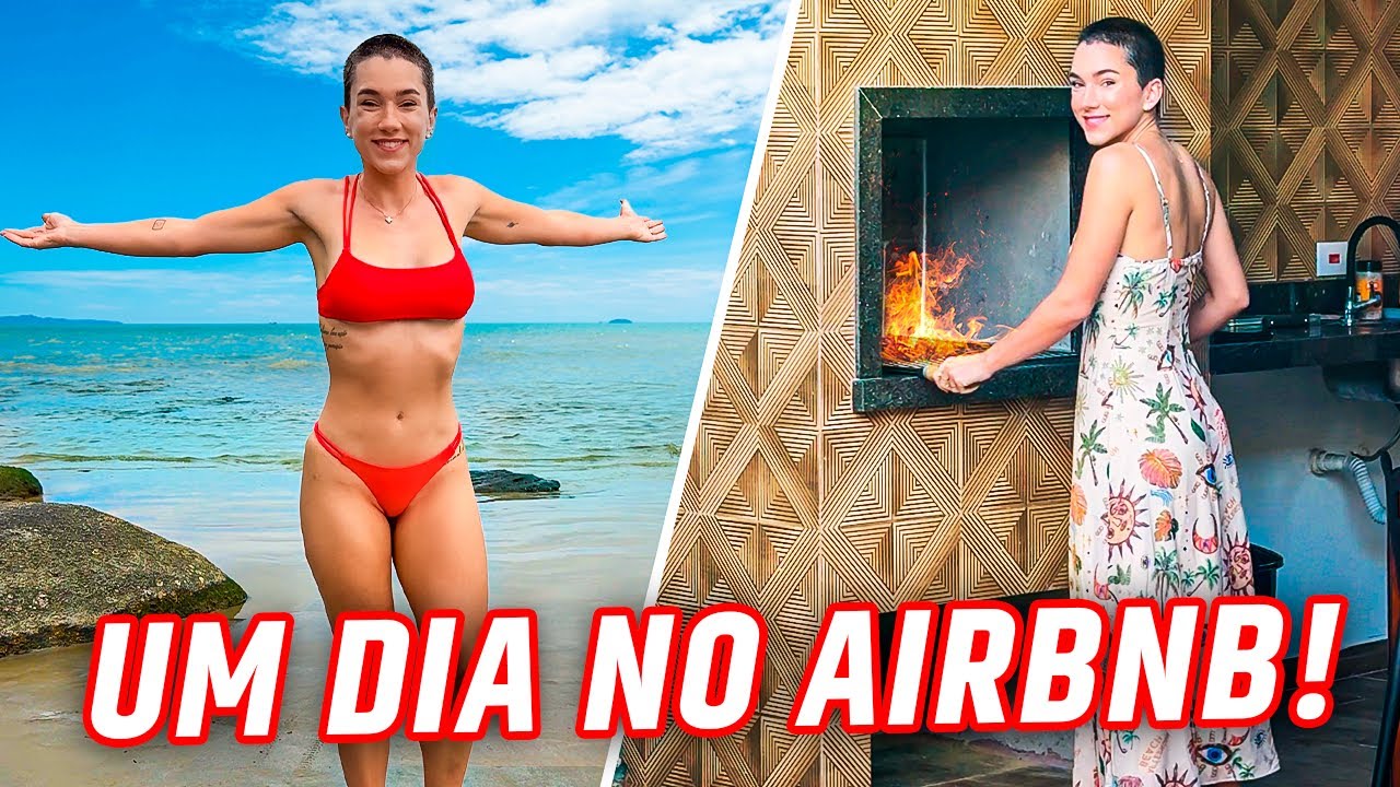 UM DIA NO AIRBNB DE LUXO NA PRAIA DE RIVIERA BERTIOGA!