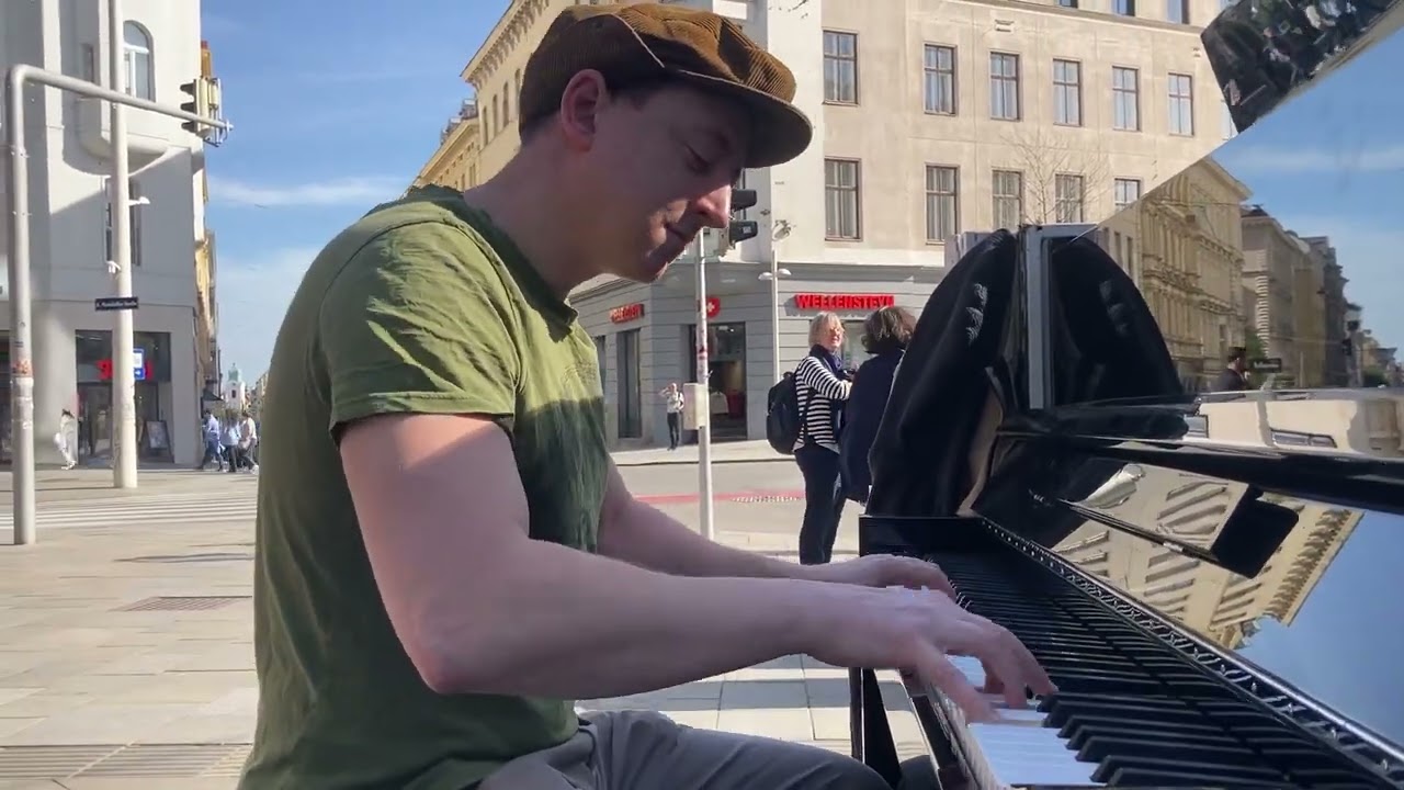 The Honky Tonk Train Blues - Street Piano Performance