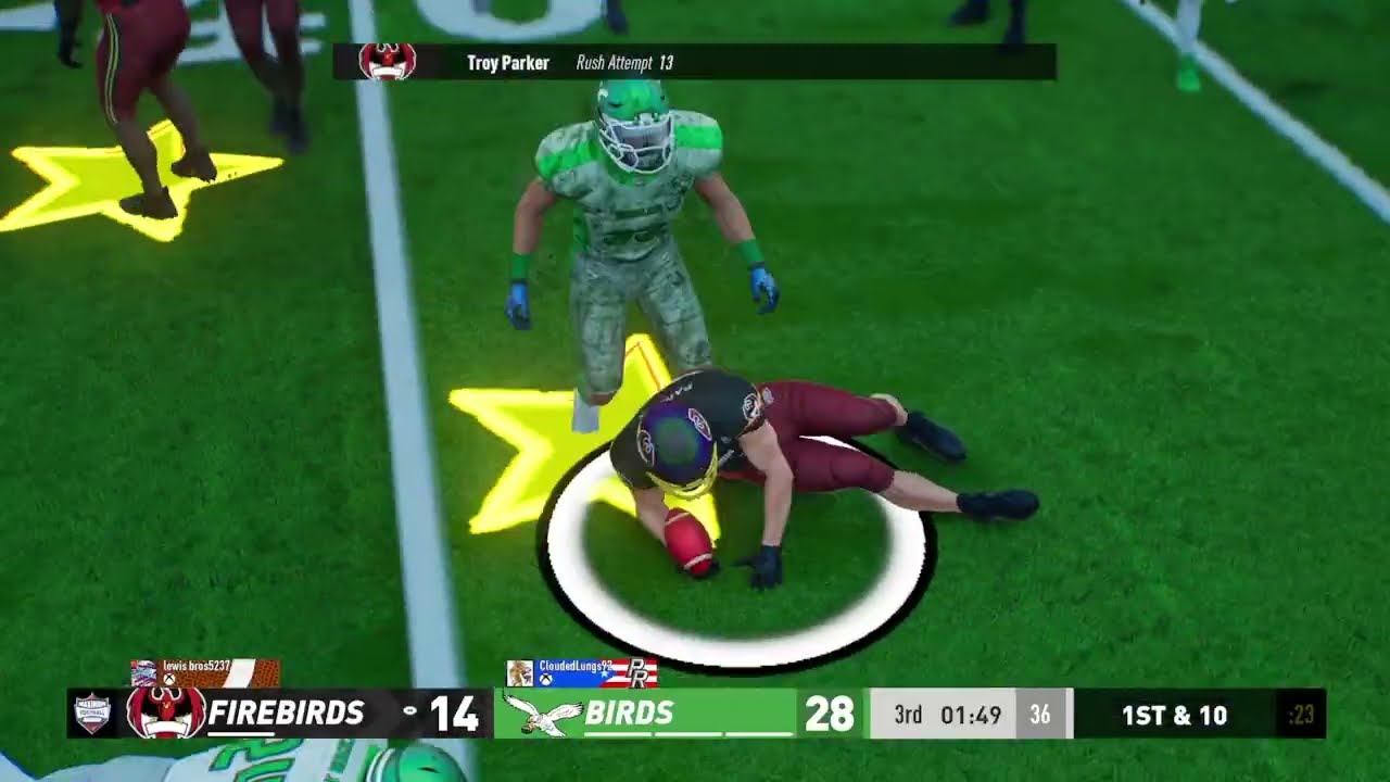 Bruh was talkin before game started