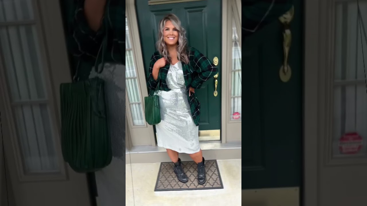 Grungy Sparkle Holiday Outfit 