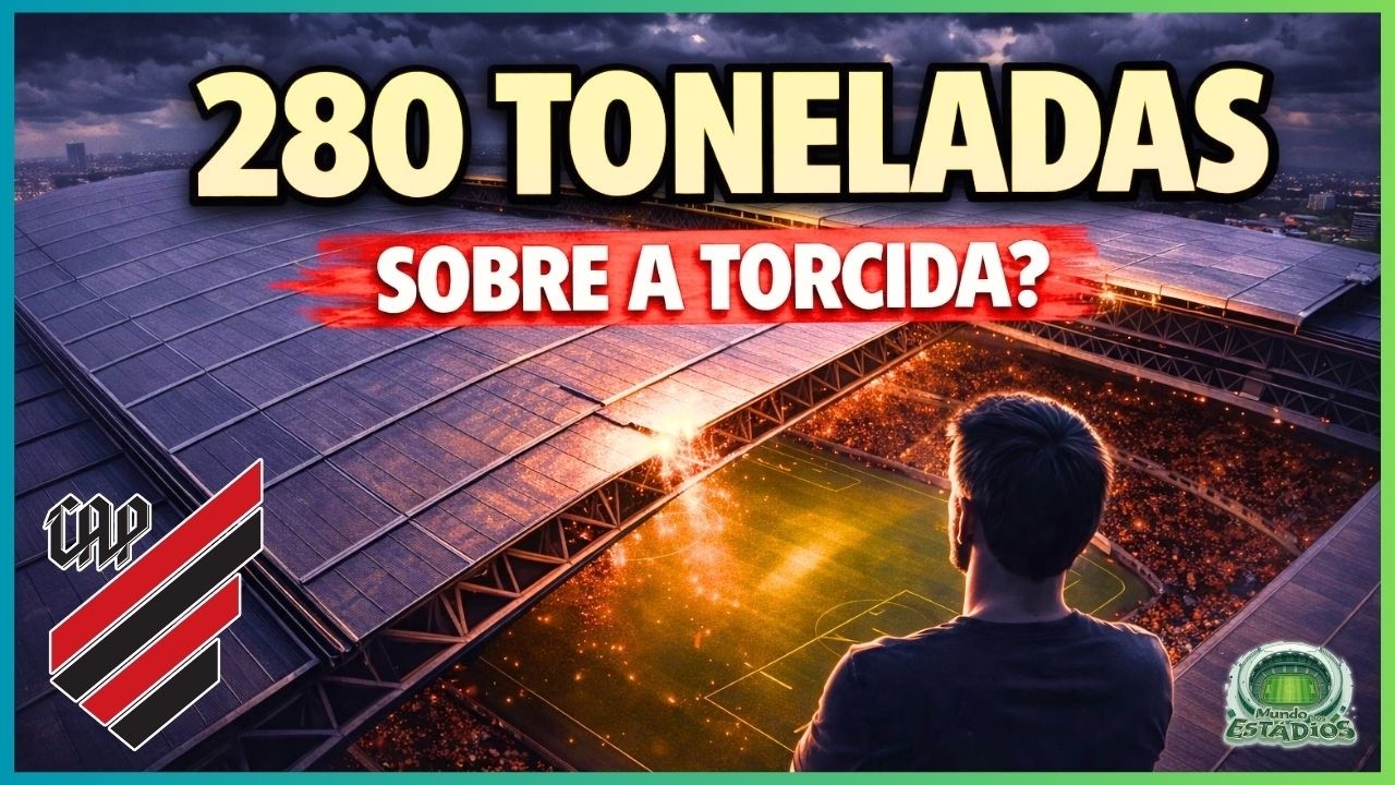 O Teto da Arena da Baixada de 280 Toneladas: A Verdade Sobre Essa Estrutura