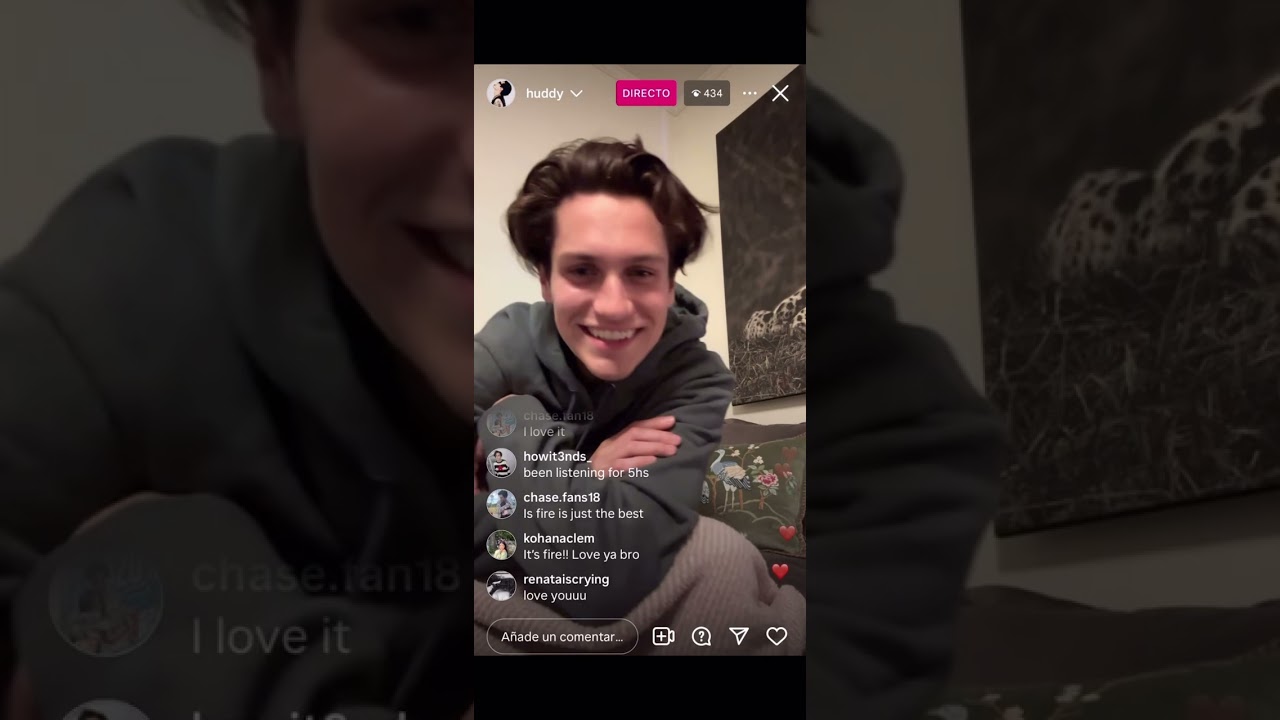 Chase Hudson Instagram live 5/3/24