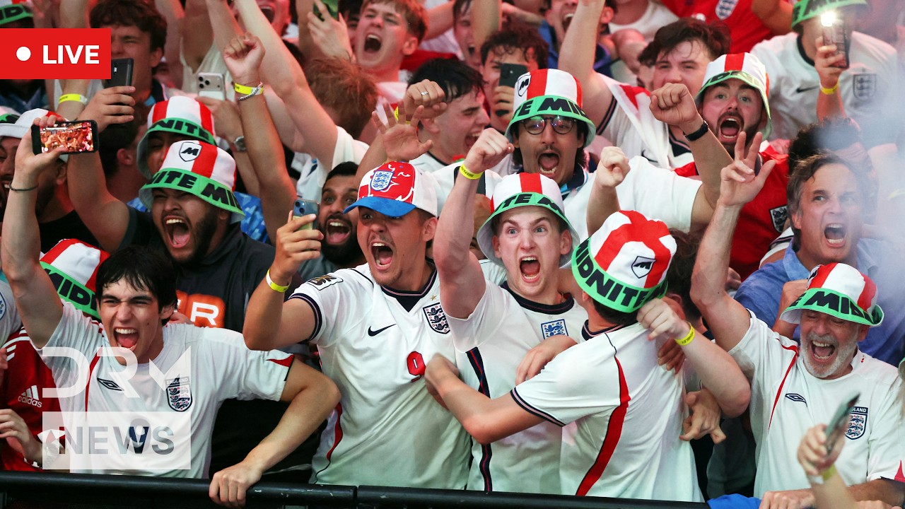 LIVE: England Fans Gather in London Fan Zone Ahead of Croatia World Cup Match | AD1Z