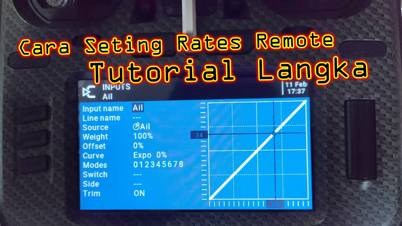 Tutorial Cara Setting Rate Di Remote OpenTX