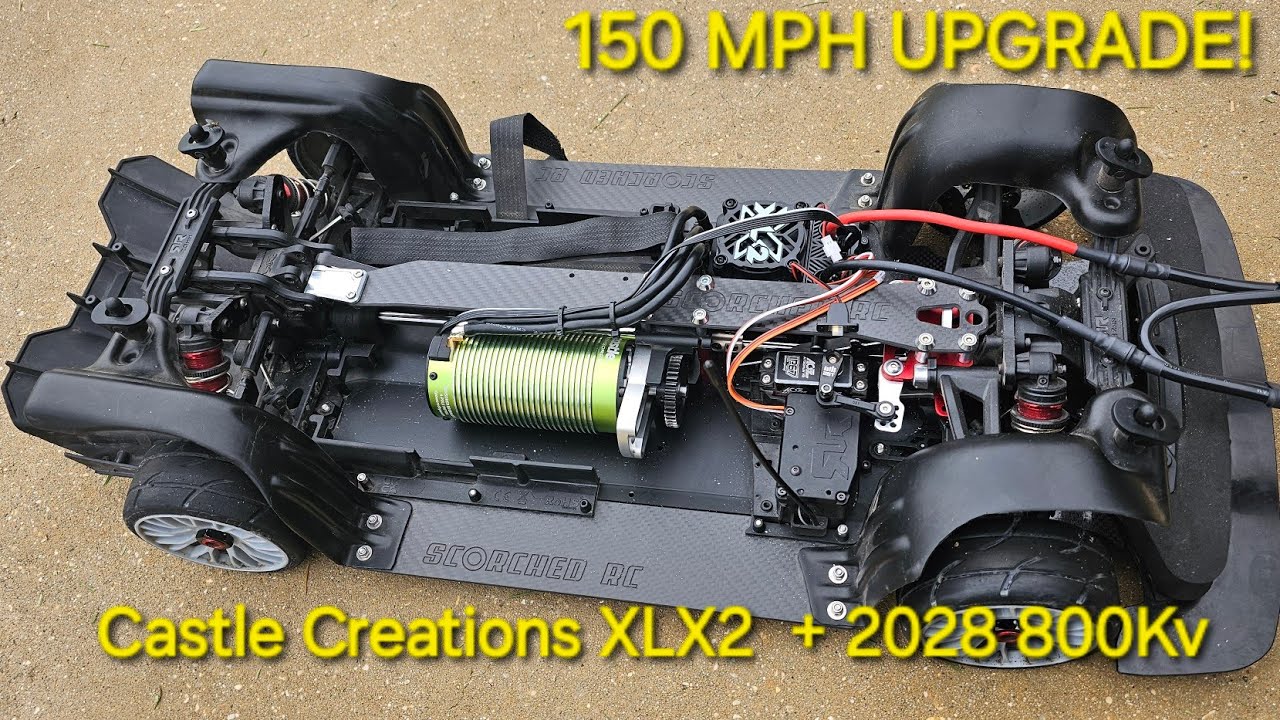Upgrading My Infraction V2 with Castle XLX2 ESC and 800KV Motor for a 150 MPH Speed Challenge!