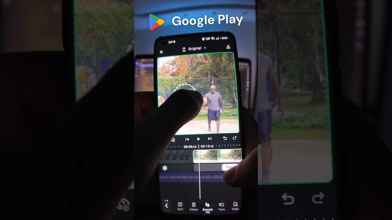 Motion tracking and stabilization video editing used app for Android