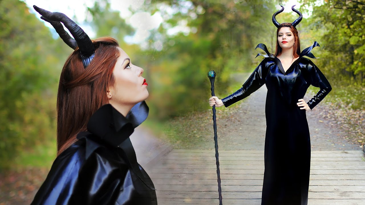 DIY MALEFICENT COSTUME - ANGELINA JOLIE