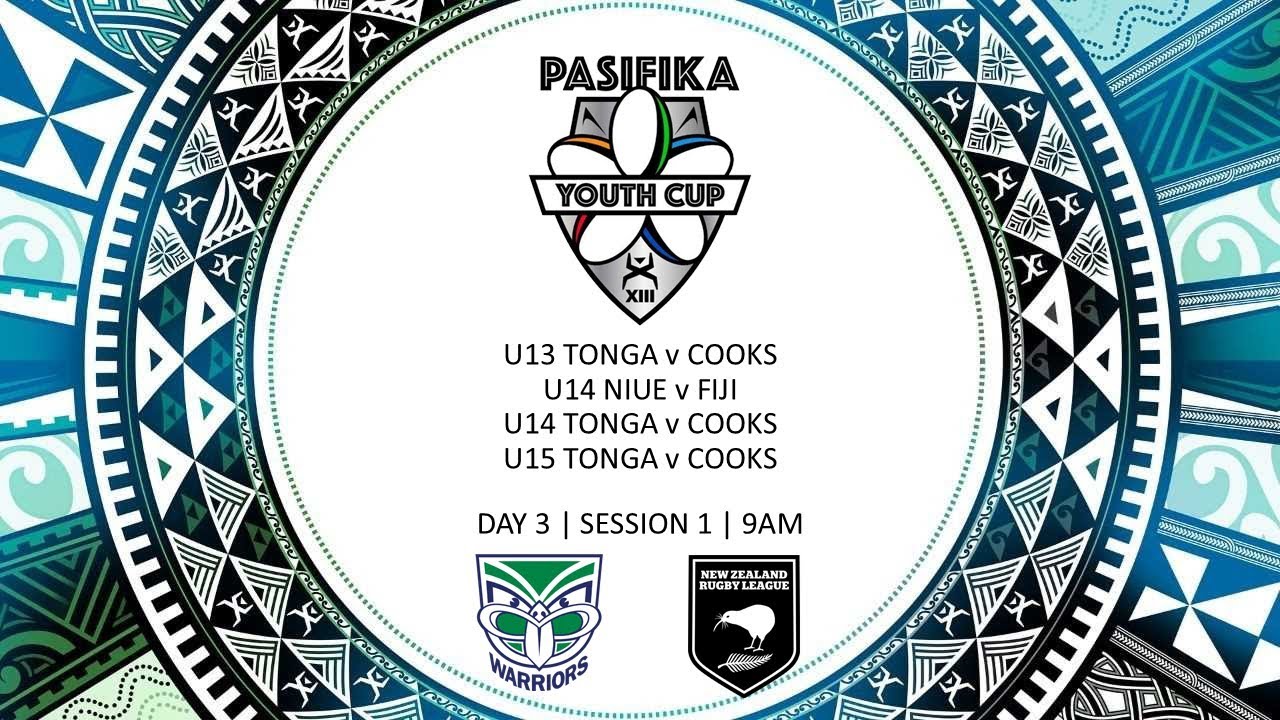 Day 3 | Session 1 | Boys U13, U14 and U15 | 2024 Pasifika Youth Cup