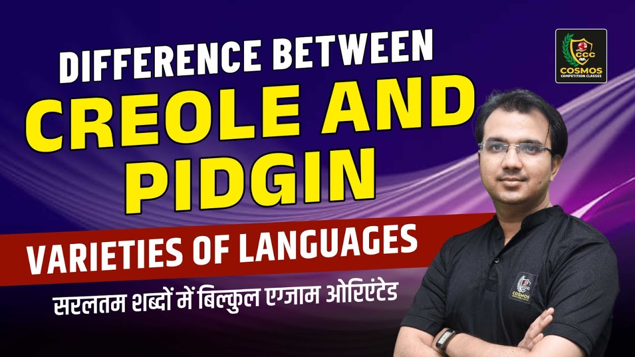 Pidgin and Creole for RPSC First grade Exam (English) by Manish Mangal Sir