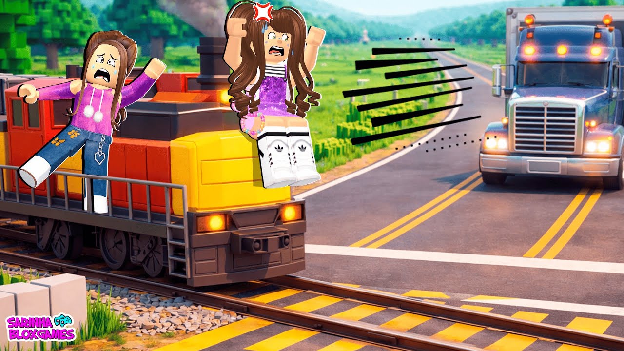 SOBREVIVA AO ACIDENTE DE TREM no ROBLOX!!