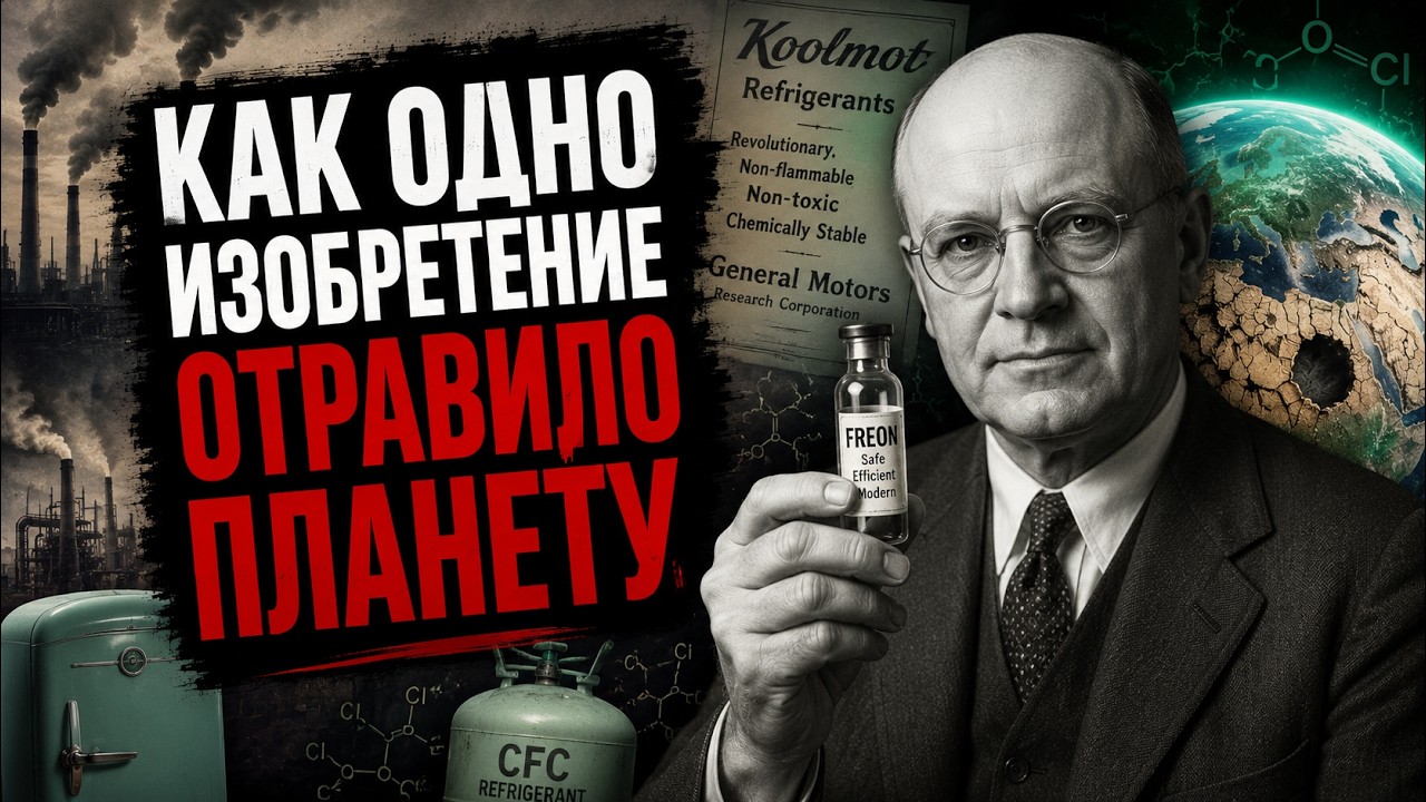 Самый опасный человек в истории? Как одно изобретение отравило планету #ТомасМиджли #историянауки