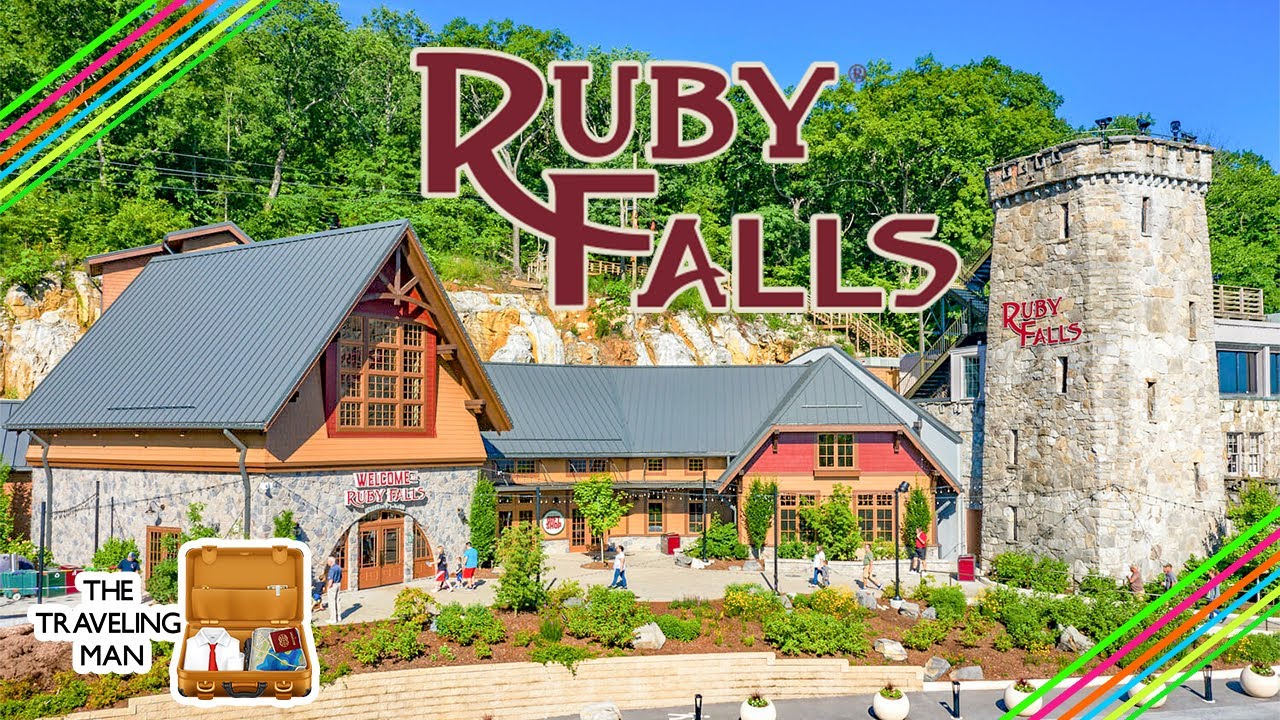 RUBY FALLS INSIDE LOOKOUT MOUNTAIN- CHATTANOOGA TENNESSEE 