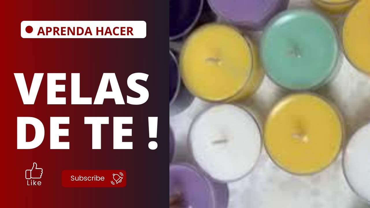 Vlog: C&oacute;mo hacer velas de t&eacute; con aceites naturales y cera de coco y soja | Coconut Soy Tea Lights