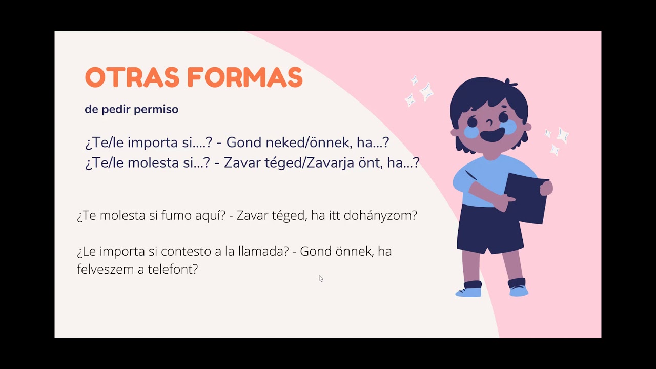 Spanyol pár percben 27. - Szívesség és engedély kérése
