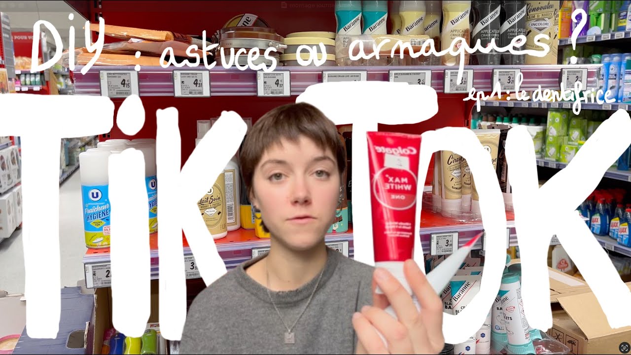 les DIY tik tok, ça marche vraiment ?                  ep1 : le dentifrice pour blanchir les baskets