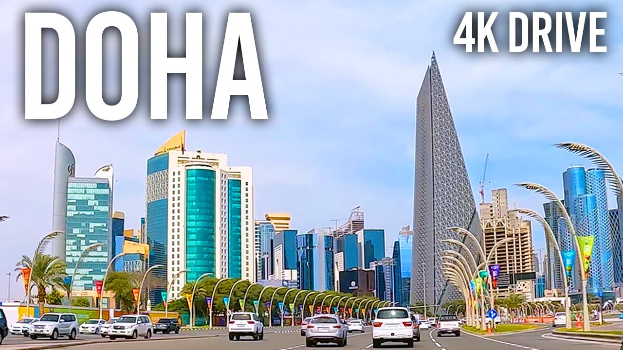 DOHA, Qatar 🇶🇦 Ultra-Modern City Drive: Lusail, The Pearl, Corniche | 4K Driving Tour