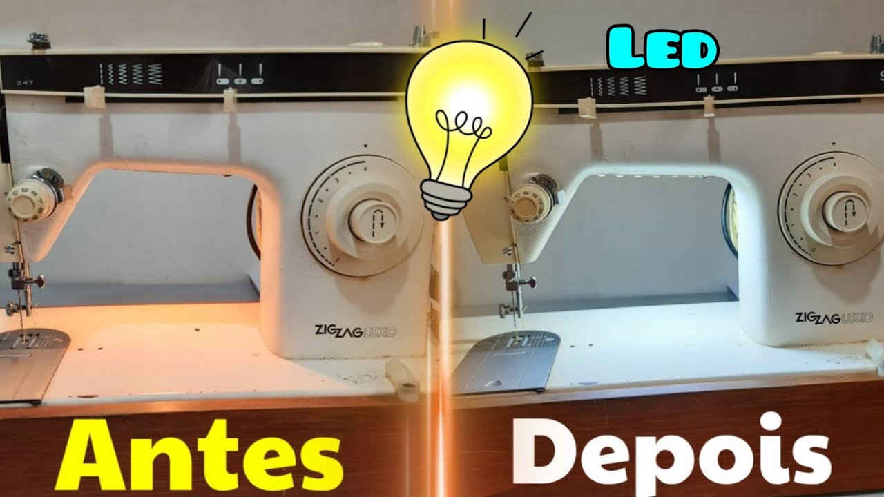 Как улучшить освещение на швейной машинке.