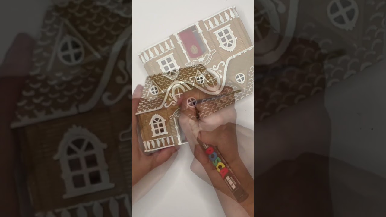 Dollar Tree Gingerbread House DIY #dollartreechristmas #christmascrafts #christmasdiy