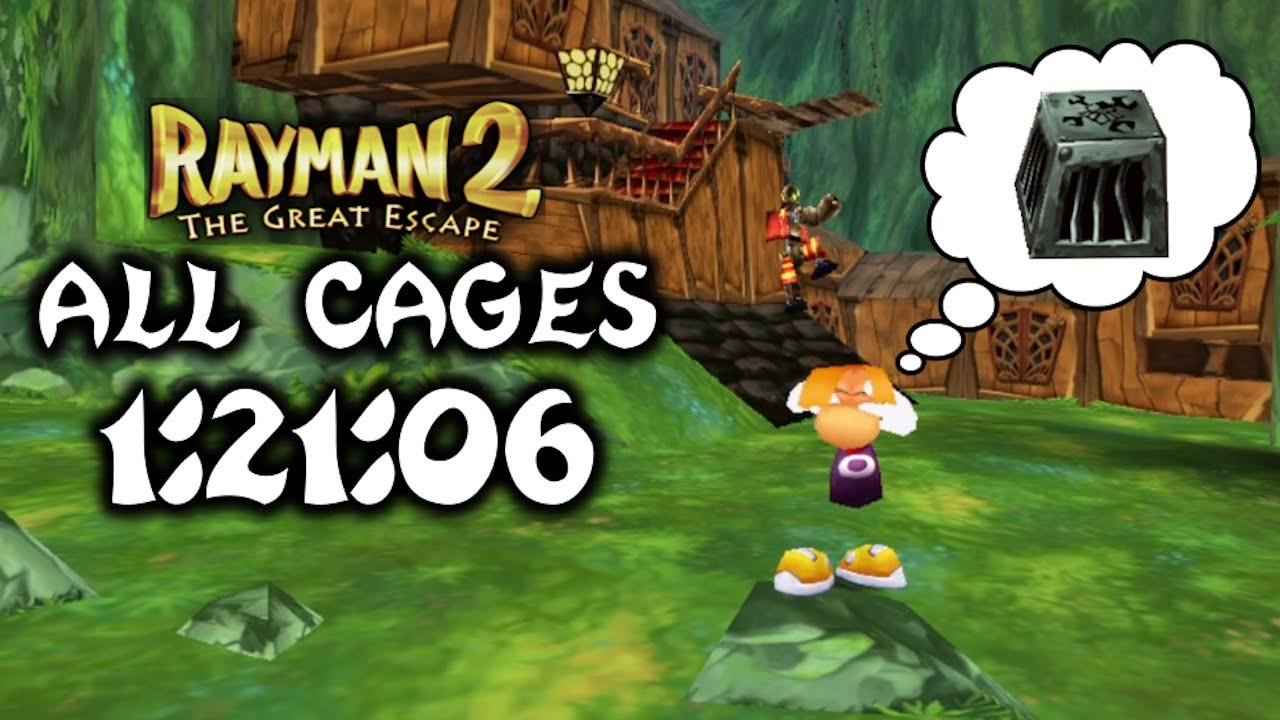 Rayman 2 All Cages Speedrun in 1:21:06