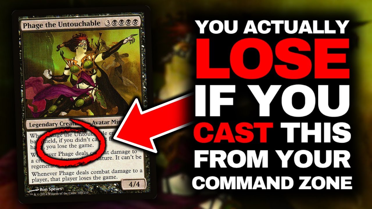 Phage, The Untouchable EDH Deck Tech - You Lose If You Cast This Commander | Mono Black | MTG