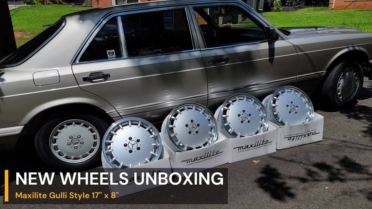 NEW WHEELS - Smoke Silver Mercedes W126 420SEL Project: PART 2(a)