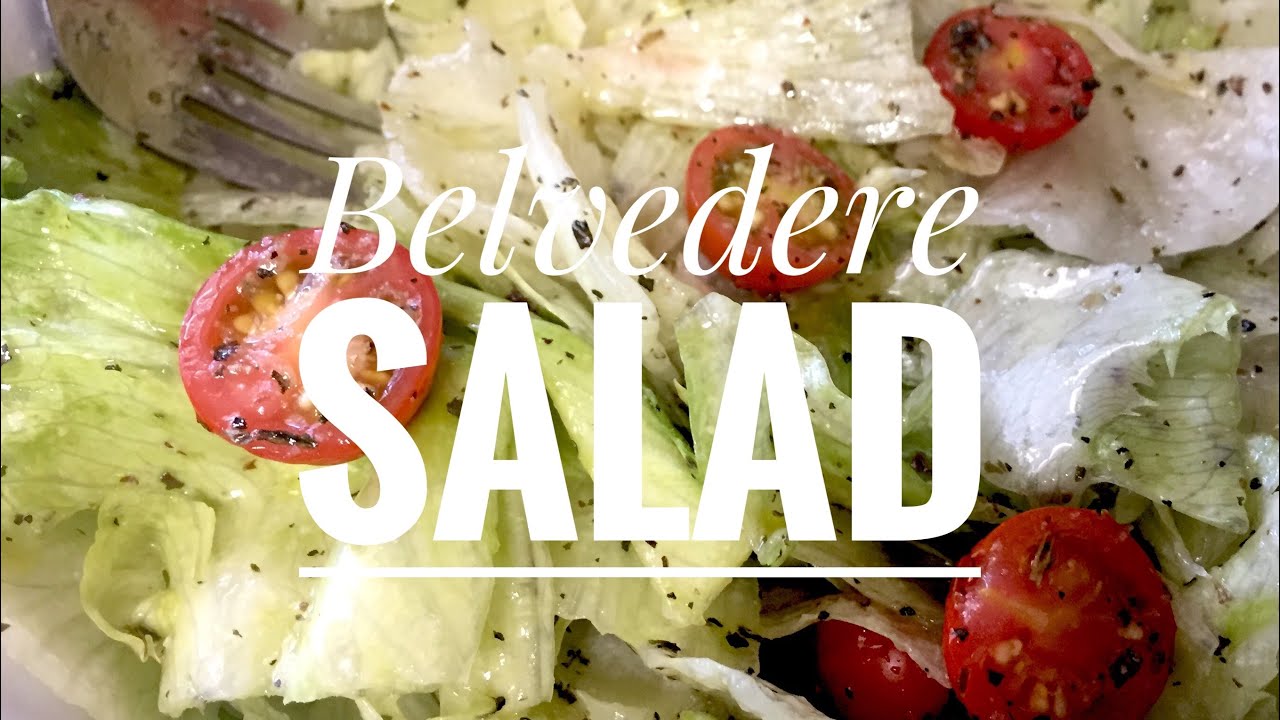 Belvedere Salad - House Salad - How To Make a House Salad - Just Cook With Dustin