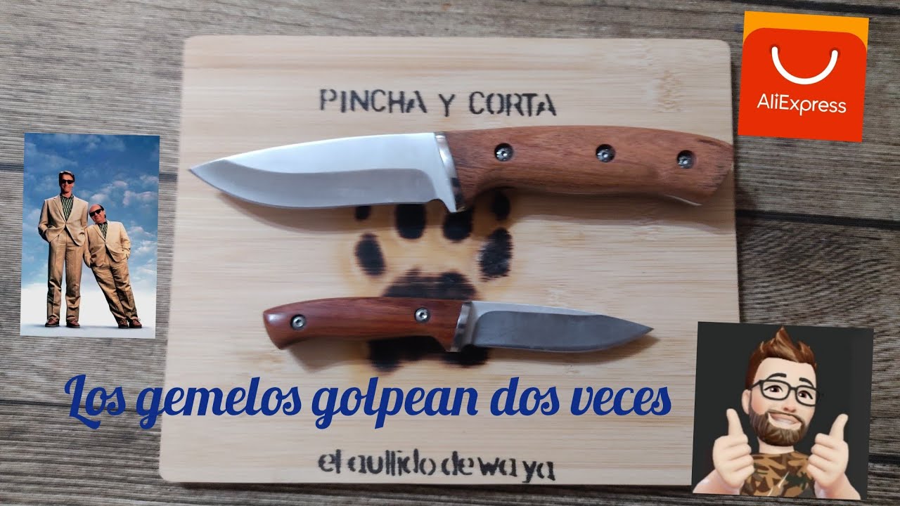 🍴Pincha y Corta🍴 Cuchillos del AliExpress #aliexpress #cuchillo #bushcraft #bushcraftknife