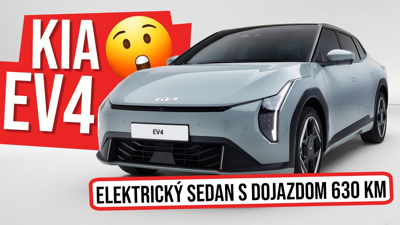 KIA EV4 vysk&uacute;&scaron;ali sme ju naživo, jej vzhľad v&aacute;s odrovn&aacute;