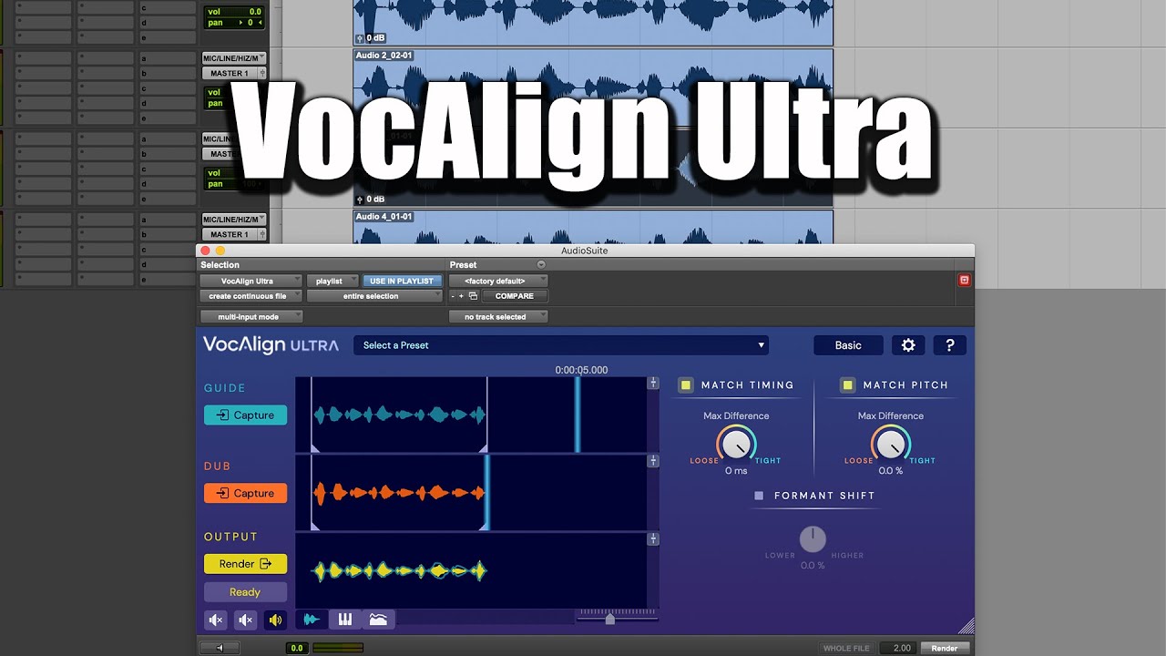 VocAlign Ultra - Vocal Alignment & Pitch
