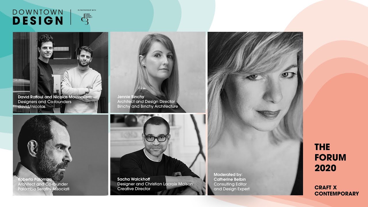 Craft X Contemporary - Downtown Design 2020 Talks Programme
