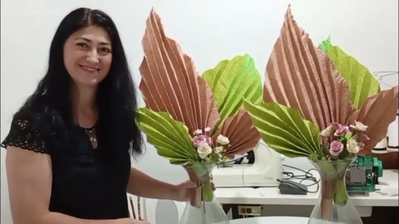 Como fazer Um arranjo de folha 🌿
