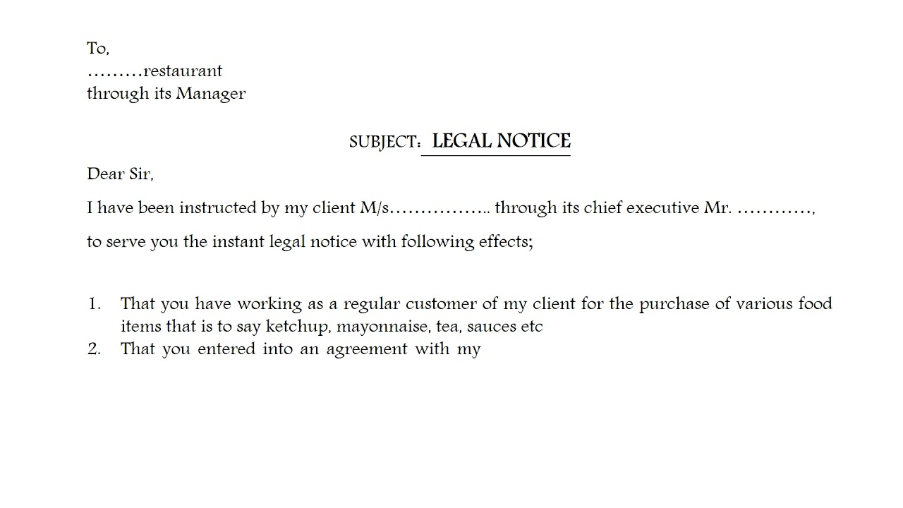 How to Draft Legal Notice#Sample Legal Notice# Legal Drafts#Drafting templates