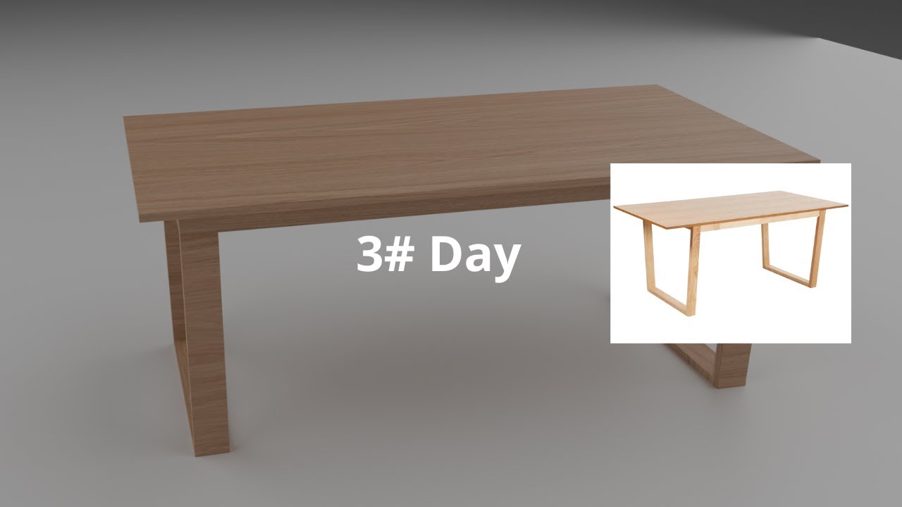 3ºDay - Blender project(Table)