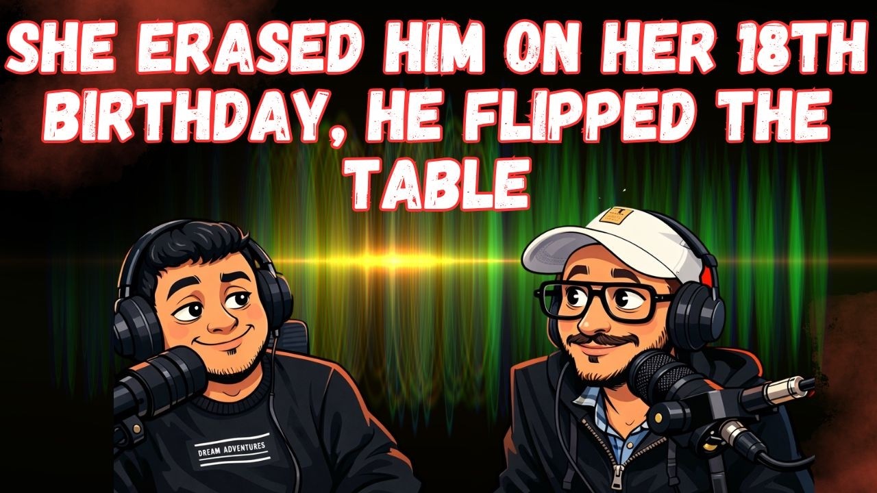 She erased him on her 18th birthday, he flipped the table