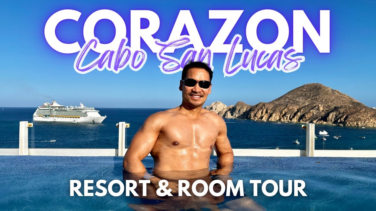 Corazon Cabo Resort & Spa | Номер «Infinity Sunset Room с ванной» и экскурсия по отелю