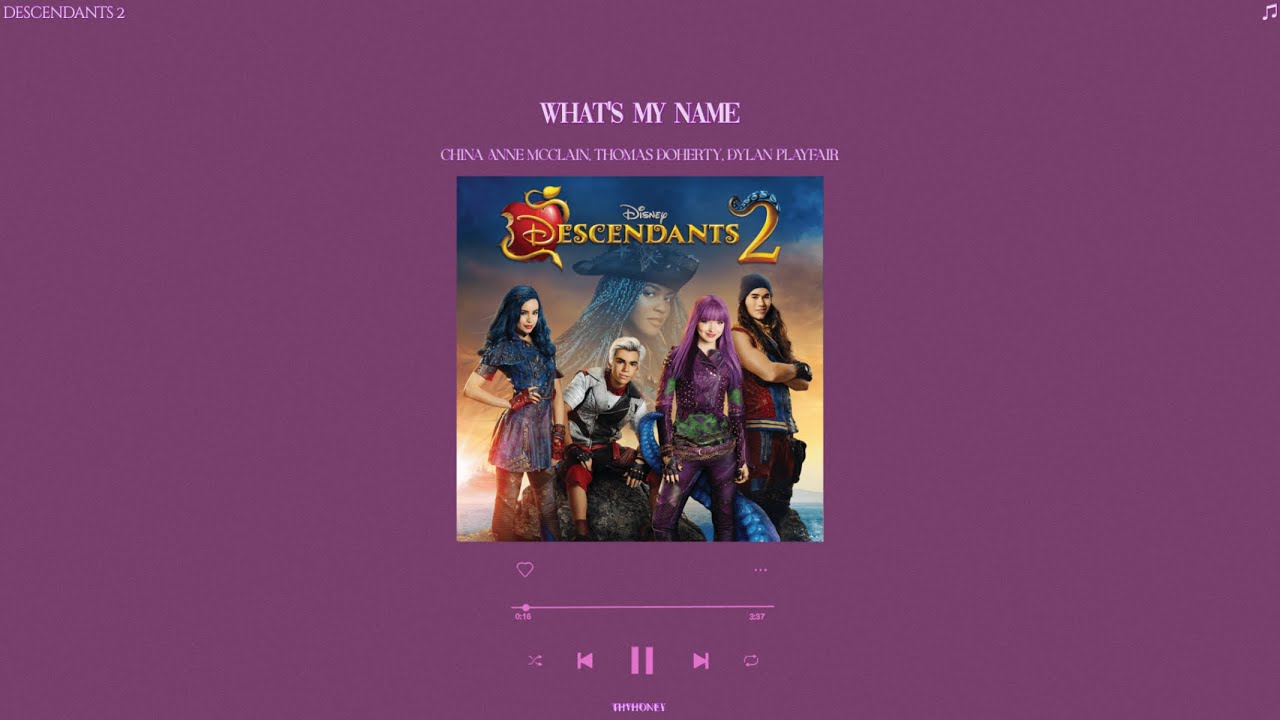 descendants 2 - what's my name (sped up + reverb)